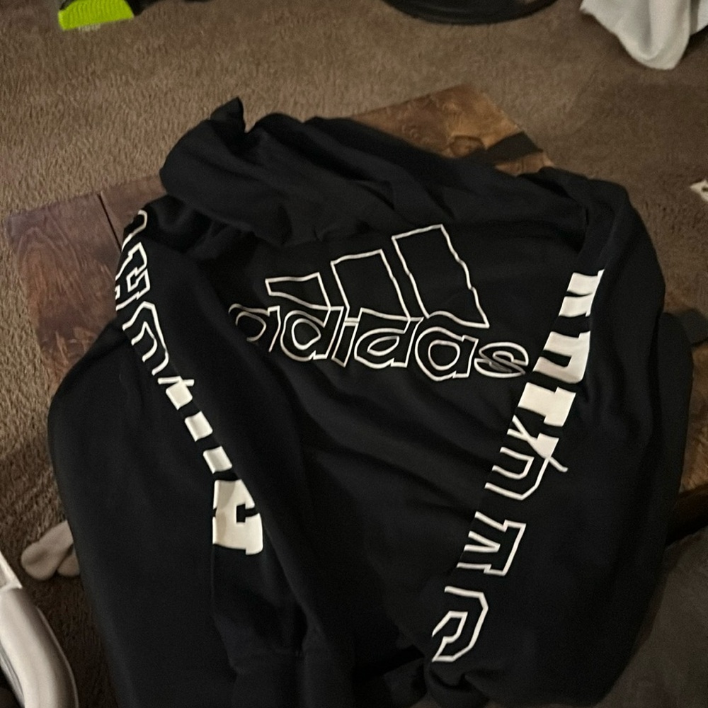 Adidas long sleeve with hood